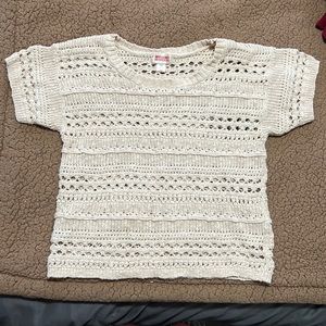 👚👖👟 Crotchet/Knit Top Mossimo Supply Co x Target